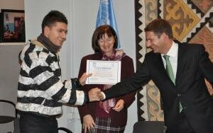 Посол Германии и Представитель УВКБ ООН встретились со студентами беженцами в Бишкеке