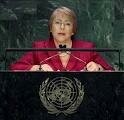 Исполнительный директор «ООН-женщины» Мишель Бачелет намечает повестку дня для политики по прекращению насилия в отношении женщин.
