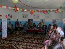 Открытие детского сада после капитального ремонта, в рамках грантового компонента Региональной программы по миграции в Центральной Азии, ООН Женщины