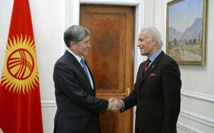 Kyrgyz President, UNHCR Discuss Mixed Migration, Emergency Preparedness, Statelessness and Refugees